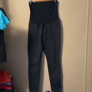 Elegant Black High Rise Women's Jeans